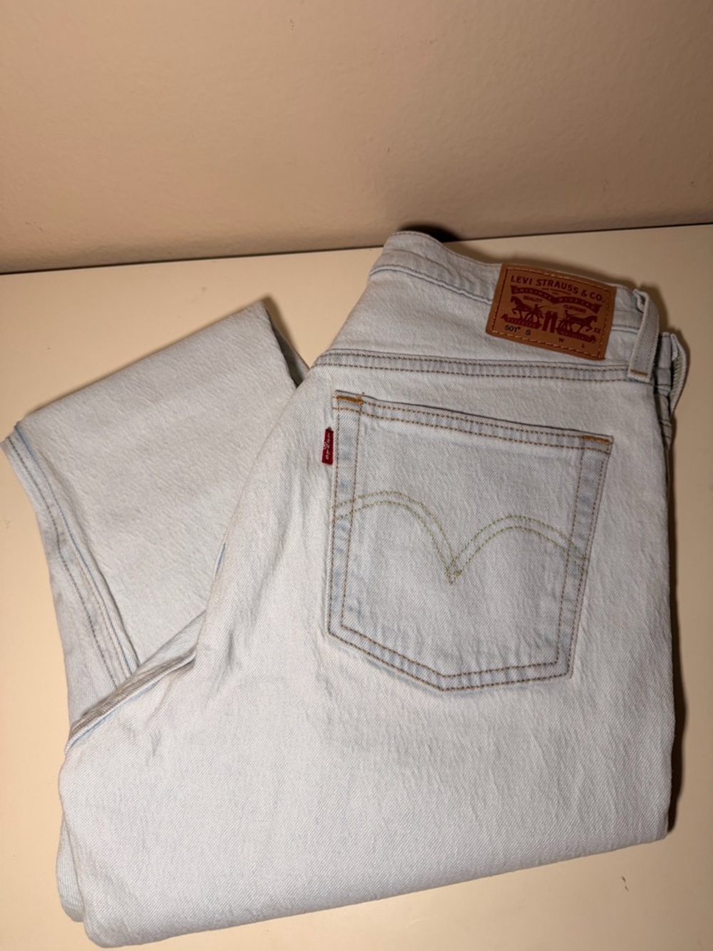 Levi's Pale Blue Women’s Straight Jeans